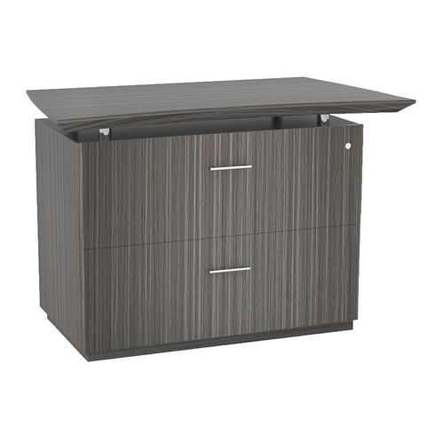 Light gray filing cabinets in office