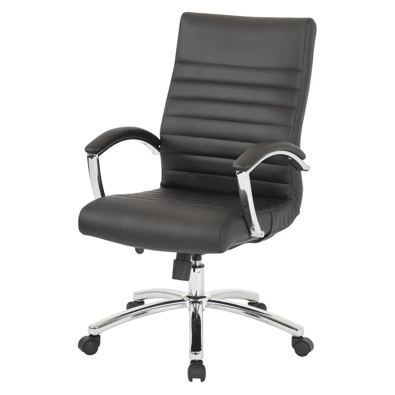 Gray Office Chair at Desk