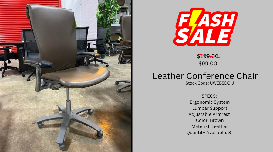 Leather Brown Conference Chair